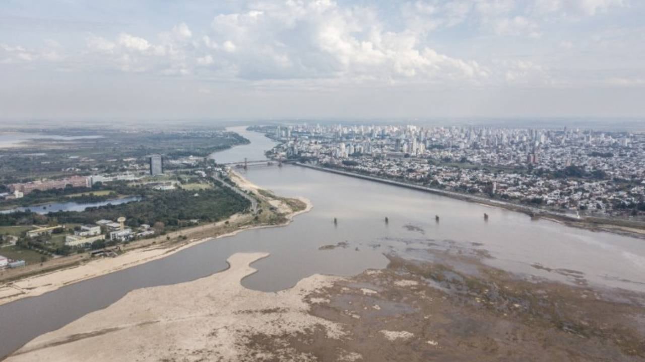 Bajante del río Paraná