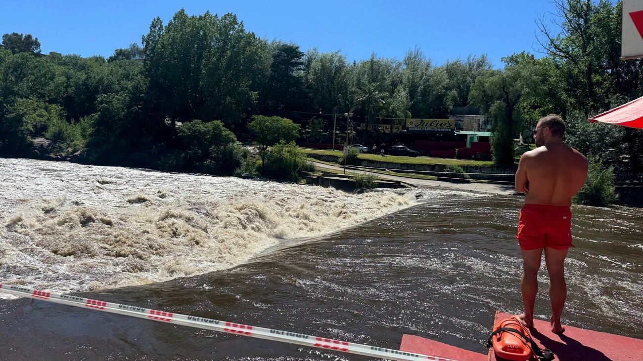 Crecida de los ríos en las sierras de Córdoba.(La Voz)