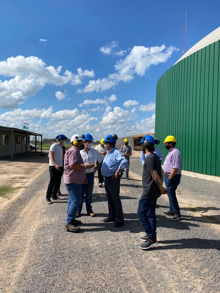 El intendente Sánchez visitó la Bioeléctrica General Alvear