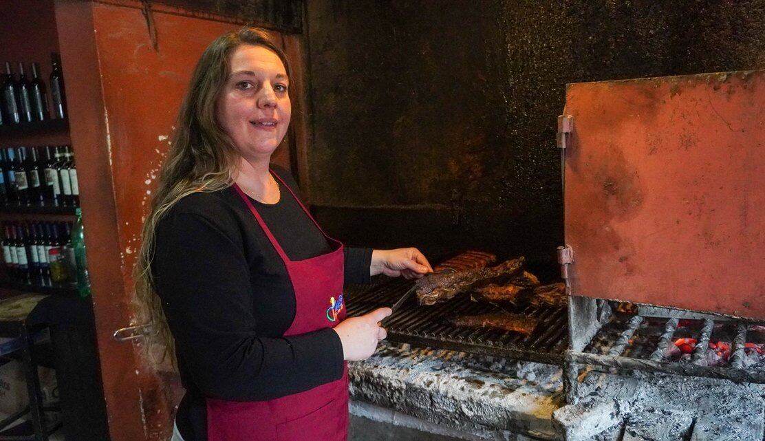 Betiana Villa y su pasión por el asado.