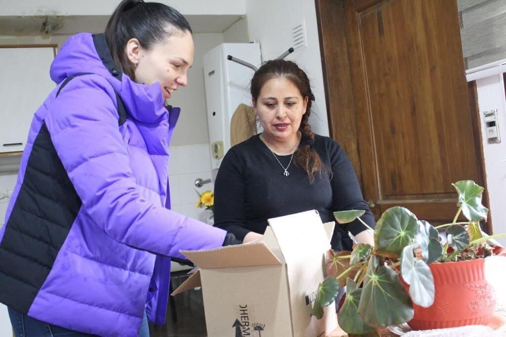 Natacha Aldalla, entregó herramientas a mujeres que resultaron beneficiarias del programa "Mujer Emprendedora".