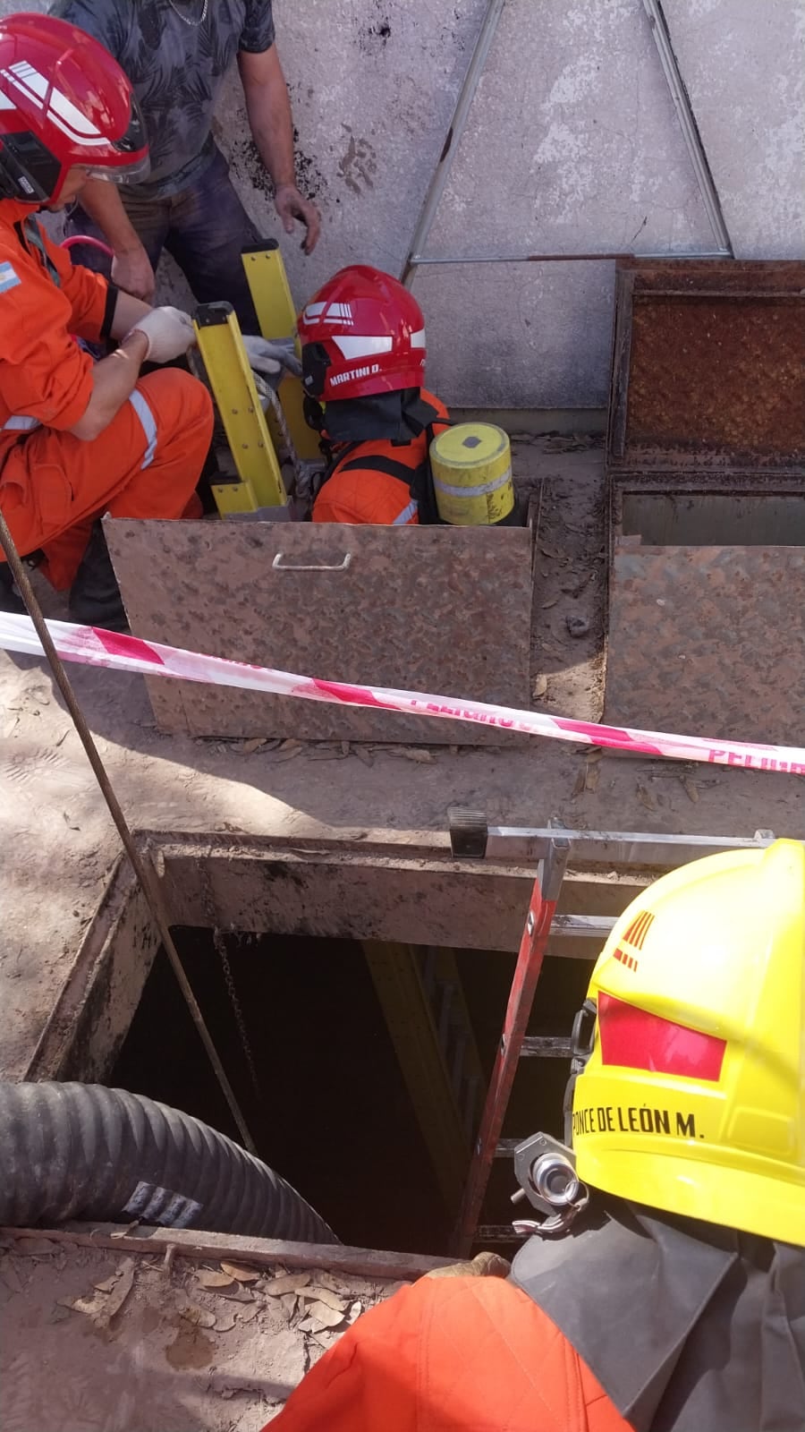 Oncativo. Tragedia en un pozo de bombeo. (Bomberos)