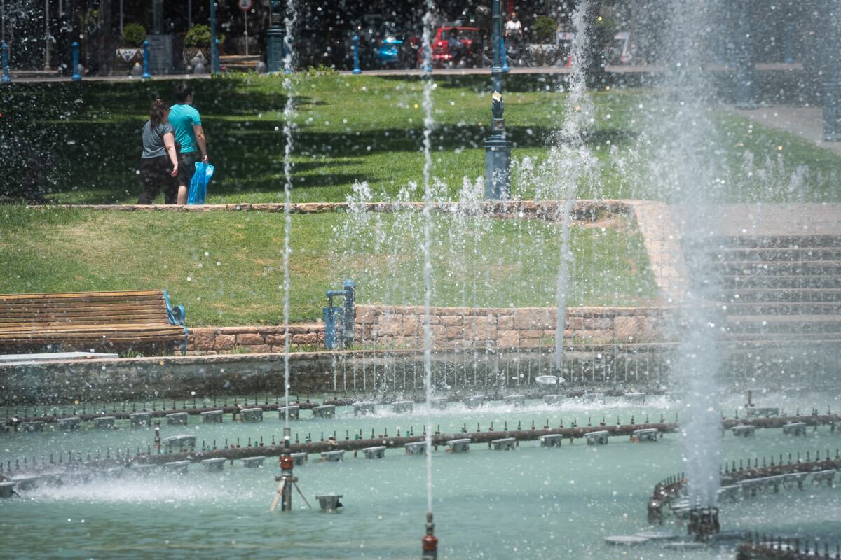 Las altas temperaturas superarán los 30° durante toda la semana. 

Foto: Ignacio Blanco / Los Andes
 