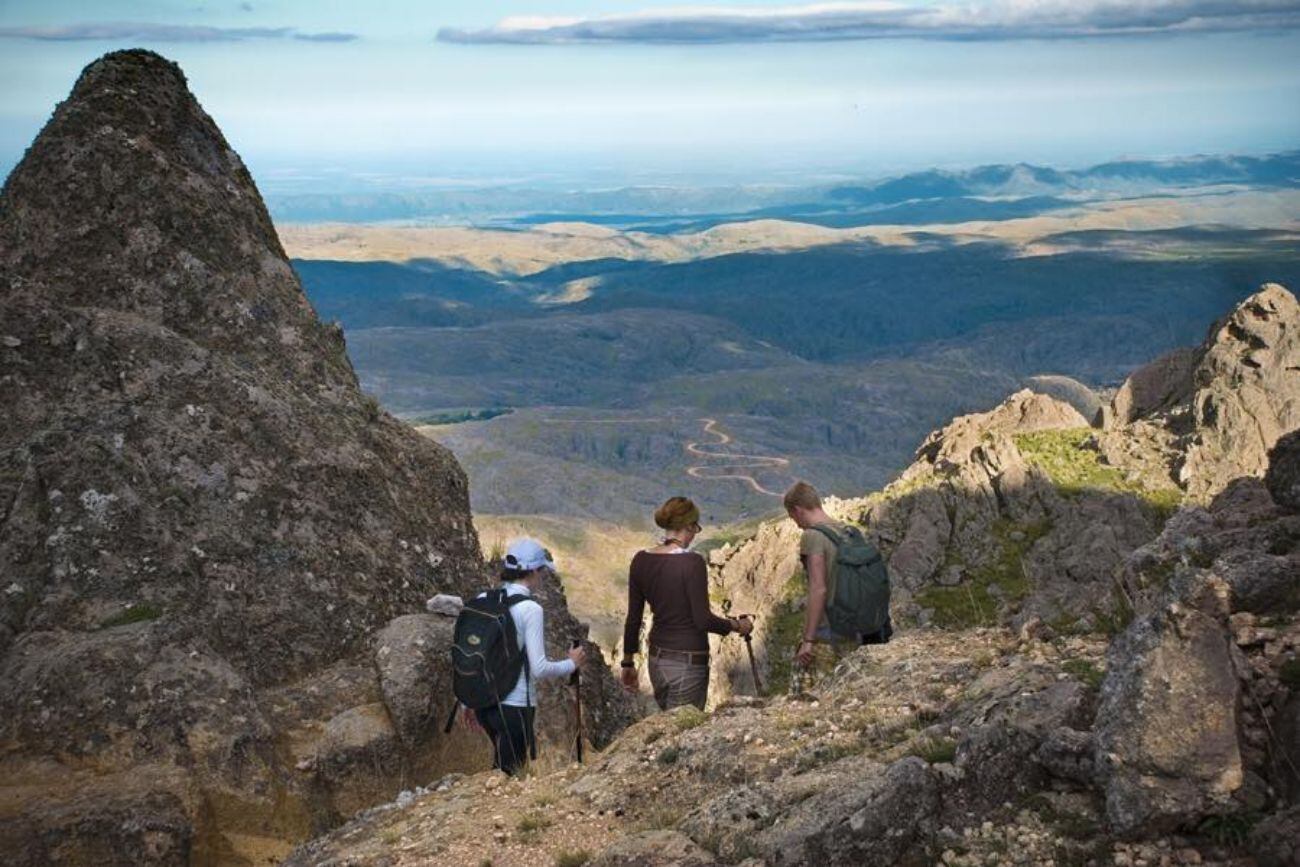 Tanti combina trekking, senderismo y escalada en medio de balnearios de aguas cristalinas. (Foto Agencia Córdoba Turismo)