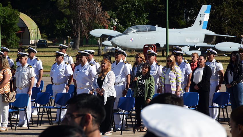 Puerto Belgrano: acto de ascenso a Suboficiales Mayores y despedida del personal que pasa a retiro