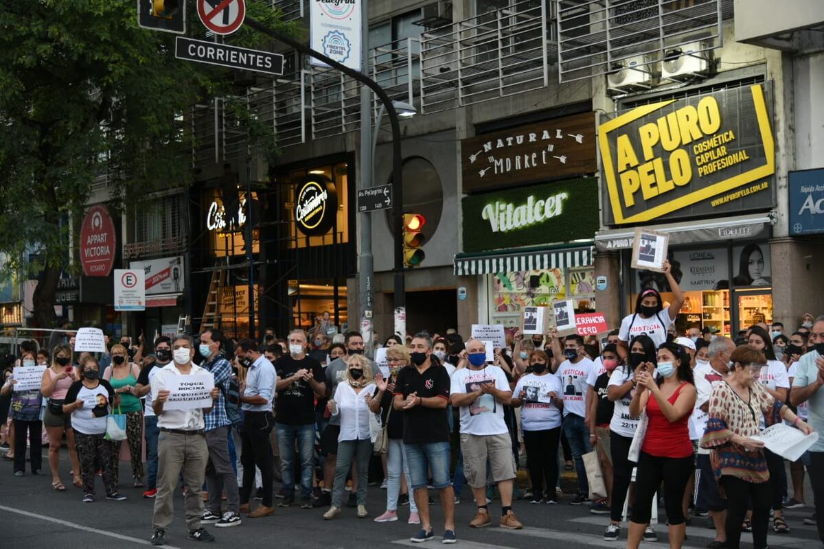 Contundente protesta en el centro, en reclamo de más seguridad
