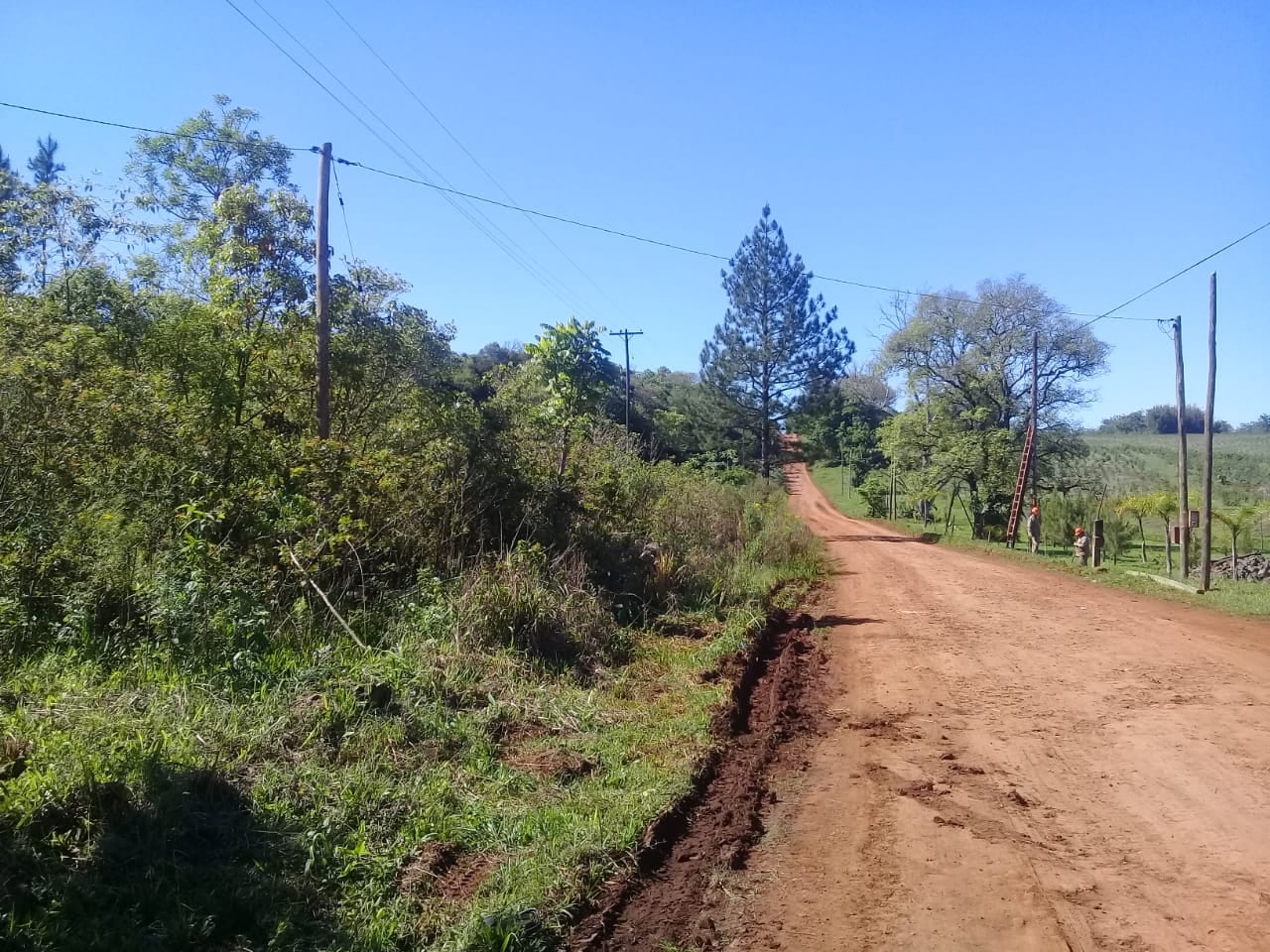 La Cooperativa Eléctrica Limitada de Oberá realizó reparaciones de emergencia.