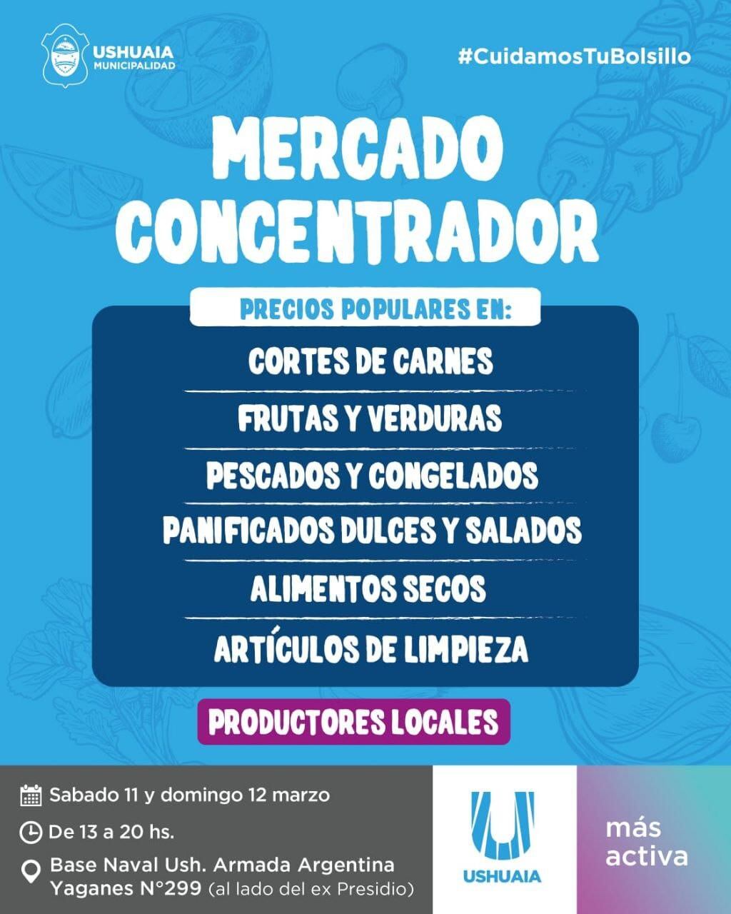 El Mercado Concentrador Municipal y la Feria de Economía Social regresan a la Base Naval