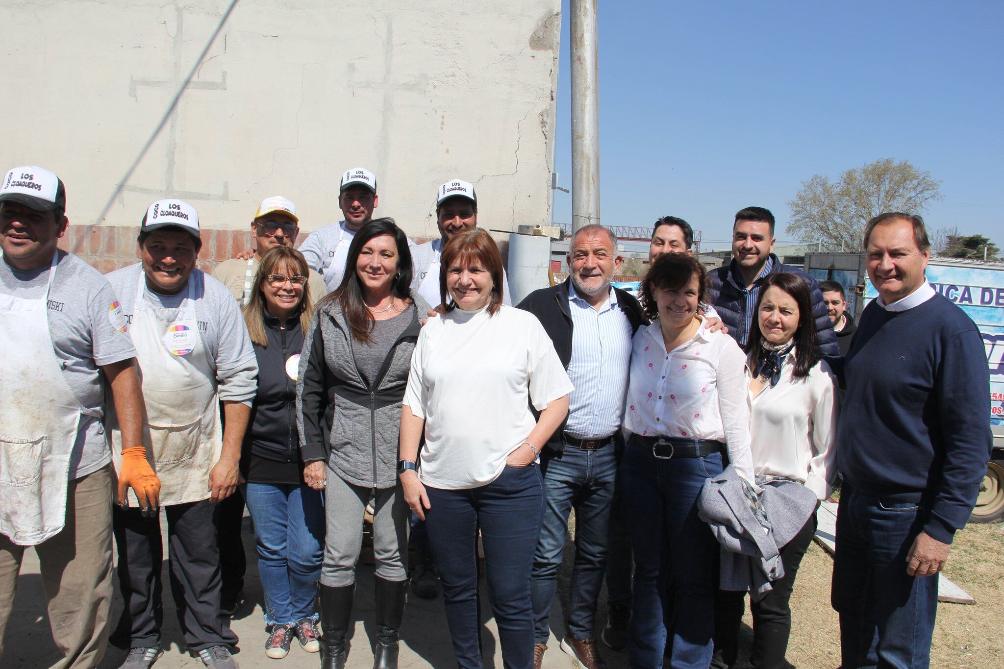 Elecciones en Marcos Juárez: Patricia Bullrich junto a la candidata de Juntos por el Cambio a intendenta, Sara Majorel. (PRO)