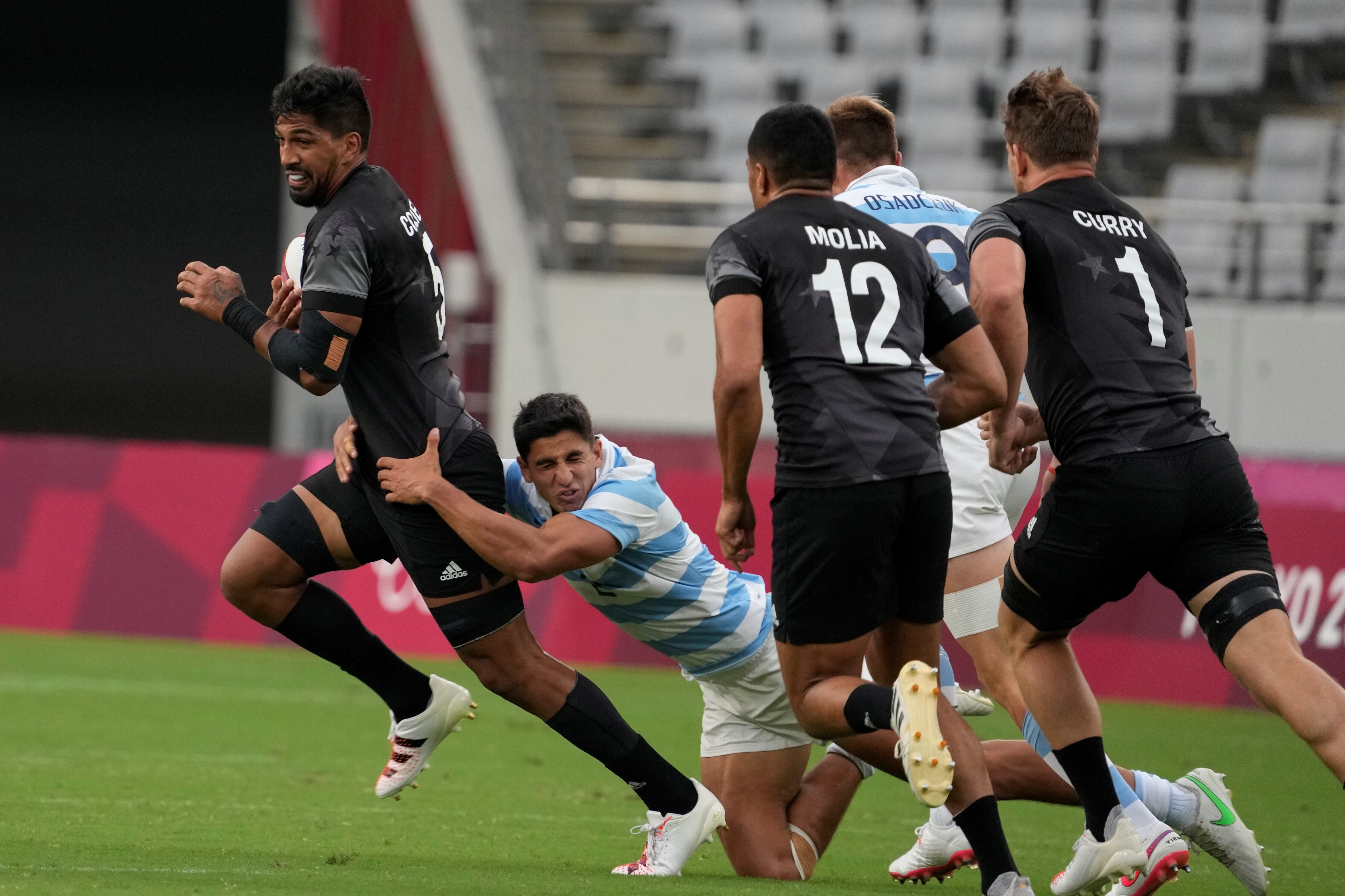 Los Pumas 7s perdieron contra Nueva Zelanda.