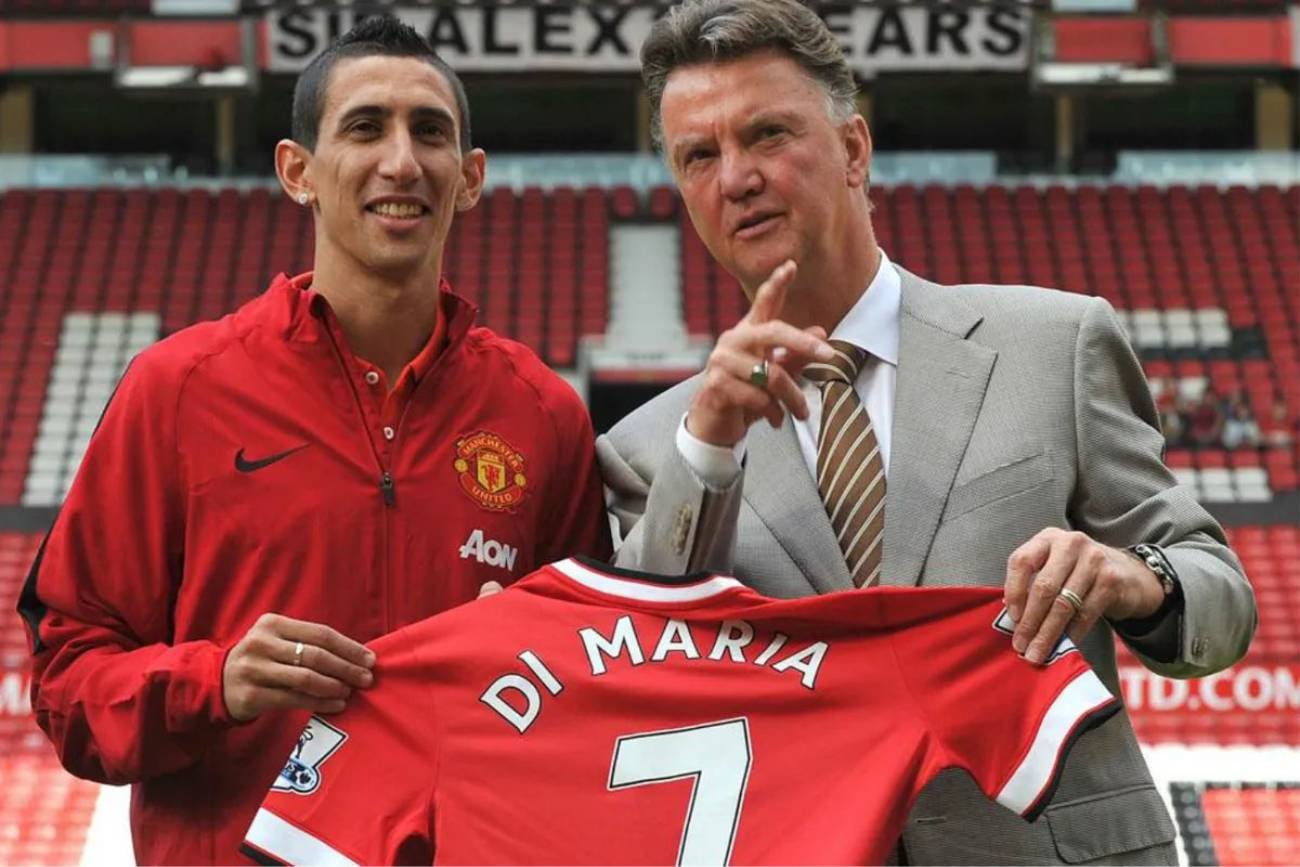 Van Gaal y Di María, una relación conflictiva en el Manchester United. 