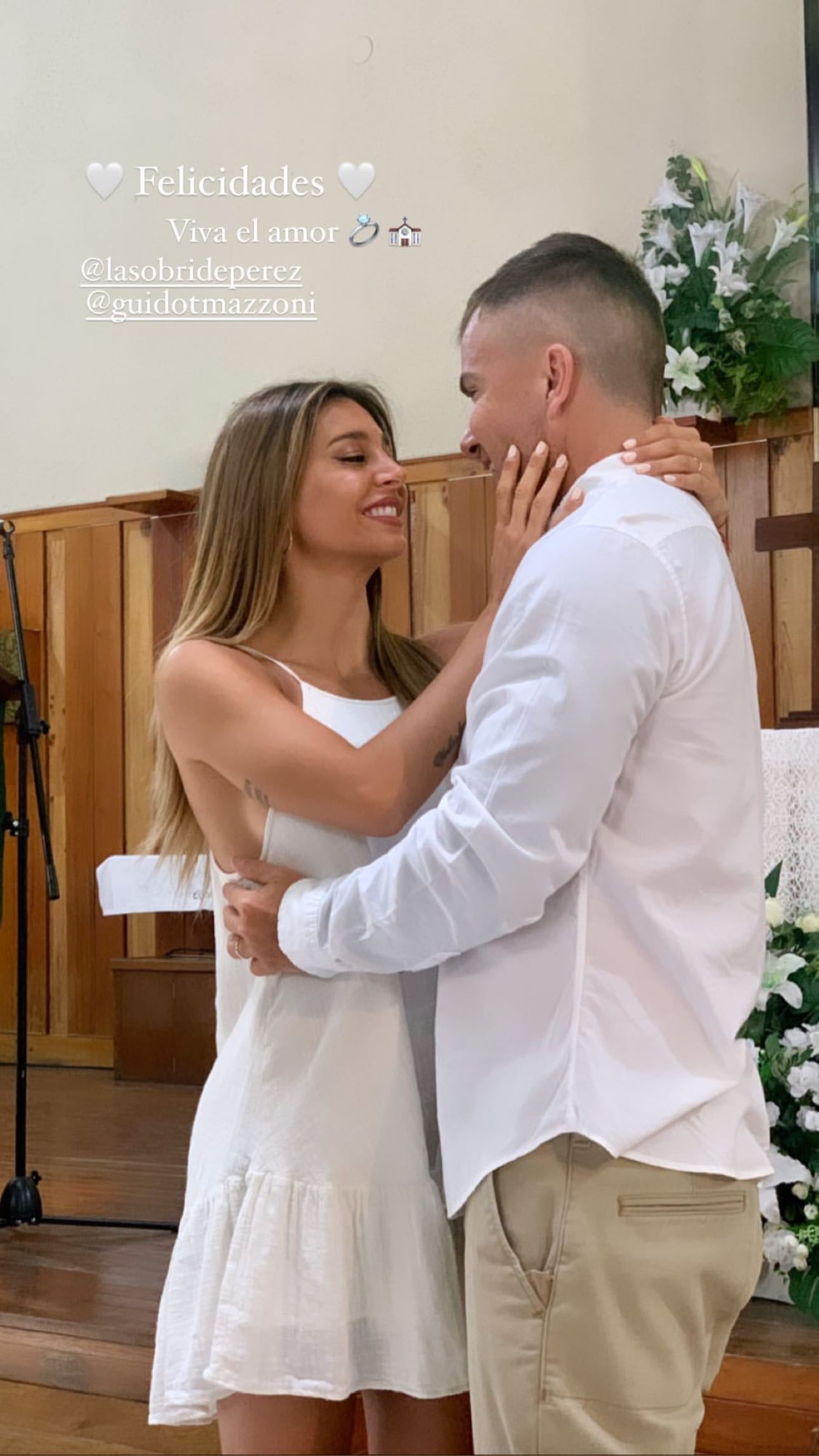 El look de Sol Pérez en su casamiento por Iglesia