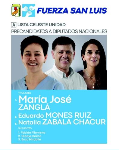 Precandidatos Fuerza San Luis