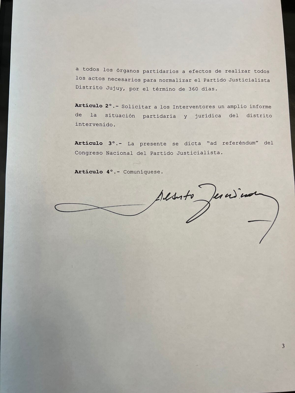 Alberto Fernández pidió la intervención del PJ de Jujuy