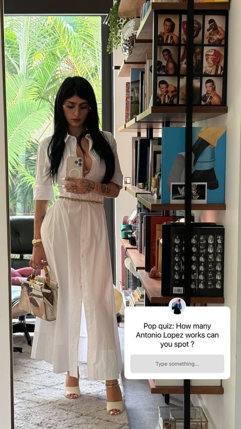 El total look de Mia Khalifa.