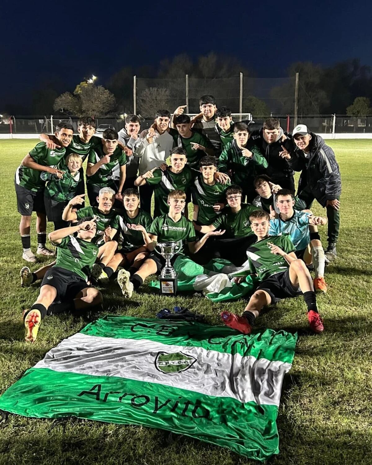 Fútbol Inferiores del Cultural Arroyito ganó la Copa de Oro en el Apertura de la Oeste