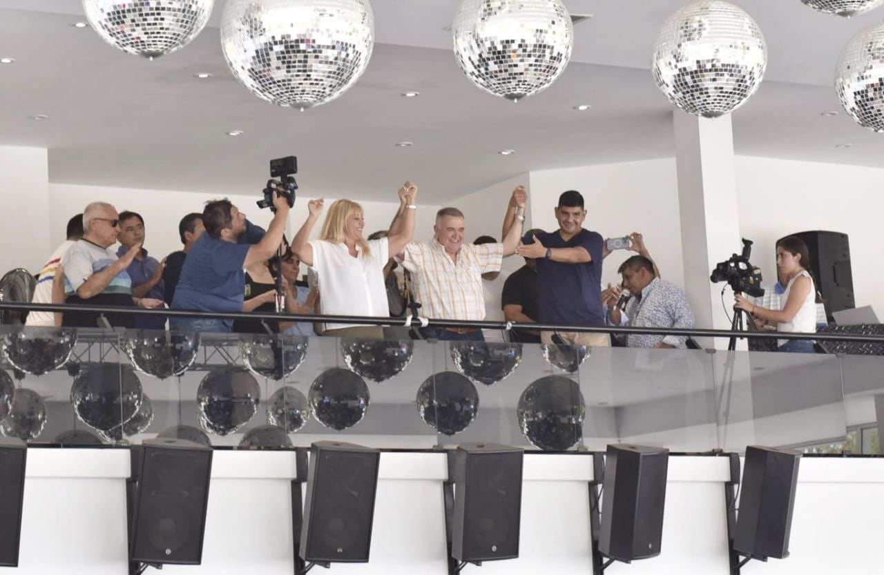 Jaldo participó en un acto en El Cadillal.