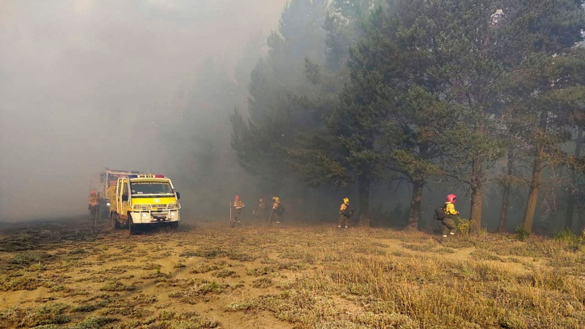 Incendios en El Bolsón.