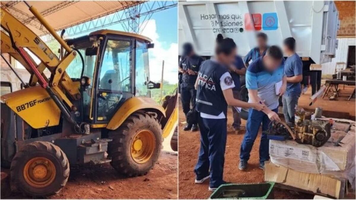 Acto vandálico averió el motor de una maquina municipal en Colonia Delicia