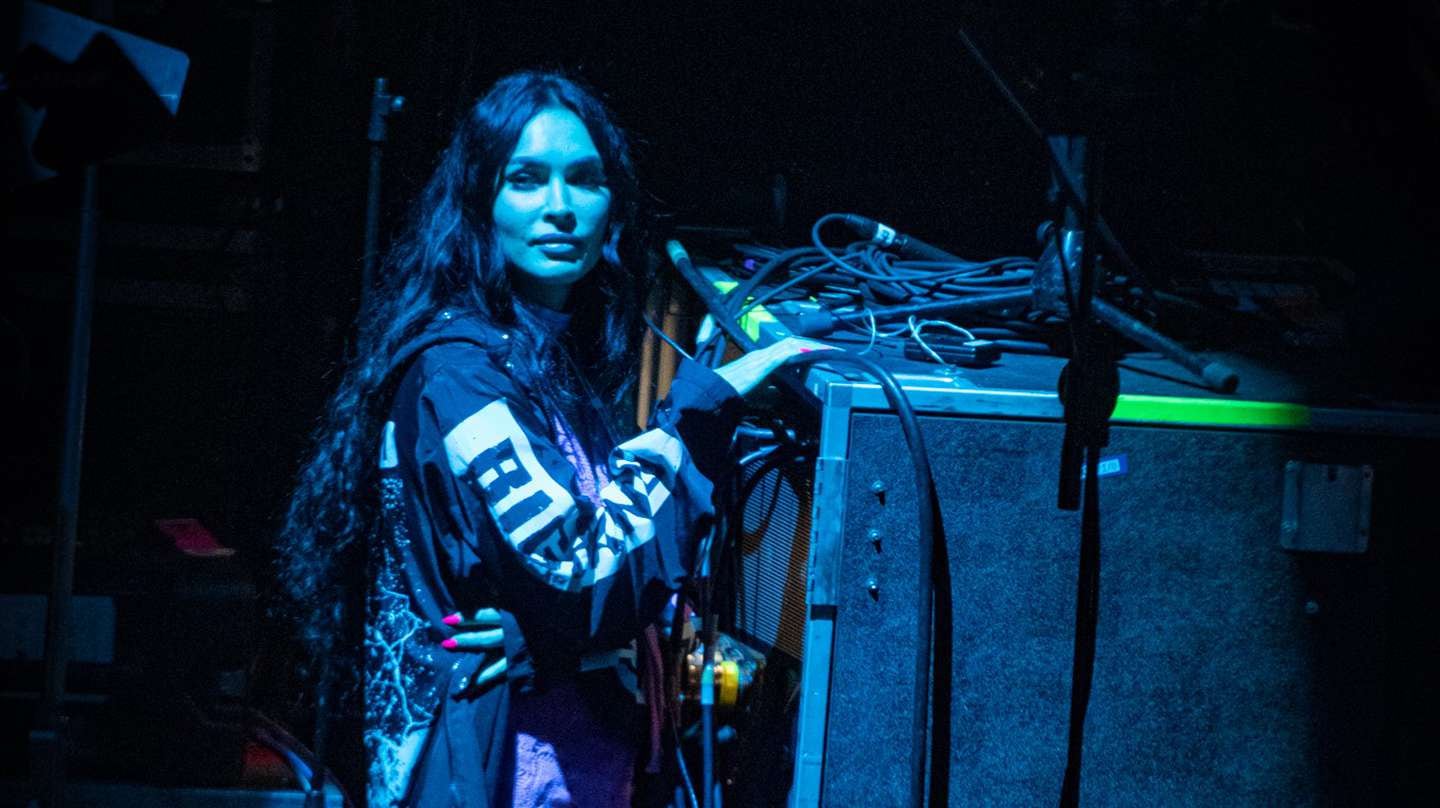 Megan Fox en el Lollapalooza Argentina. (Prensa Lollapalooza)