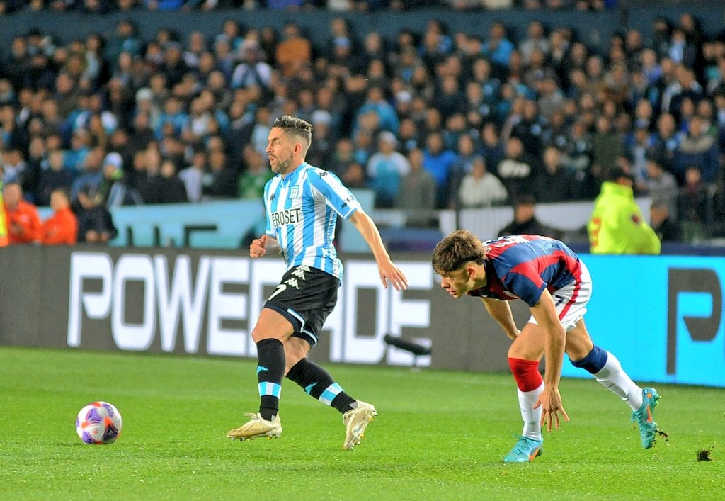 Racing y San Lorenzo, en el partido de la fecha