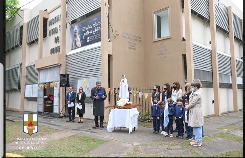 Colegio Nuestra Señora de Fátima en Pérez celebró el 60 aniversario (Facebook Parroquia Nuestra Señora del Carmen)