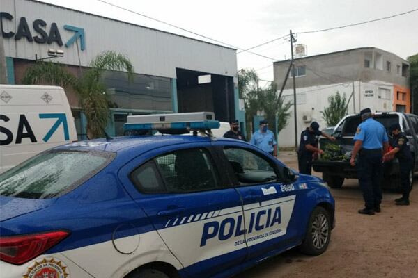 Escapó un control policial y lo detuvieron con plantas de marihuana (Policía de Córdoba)