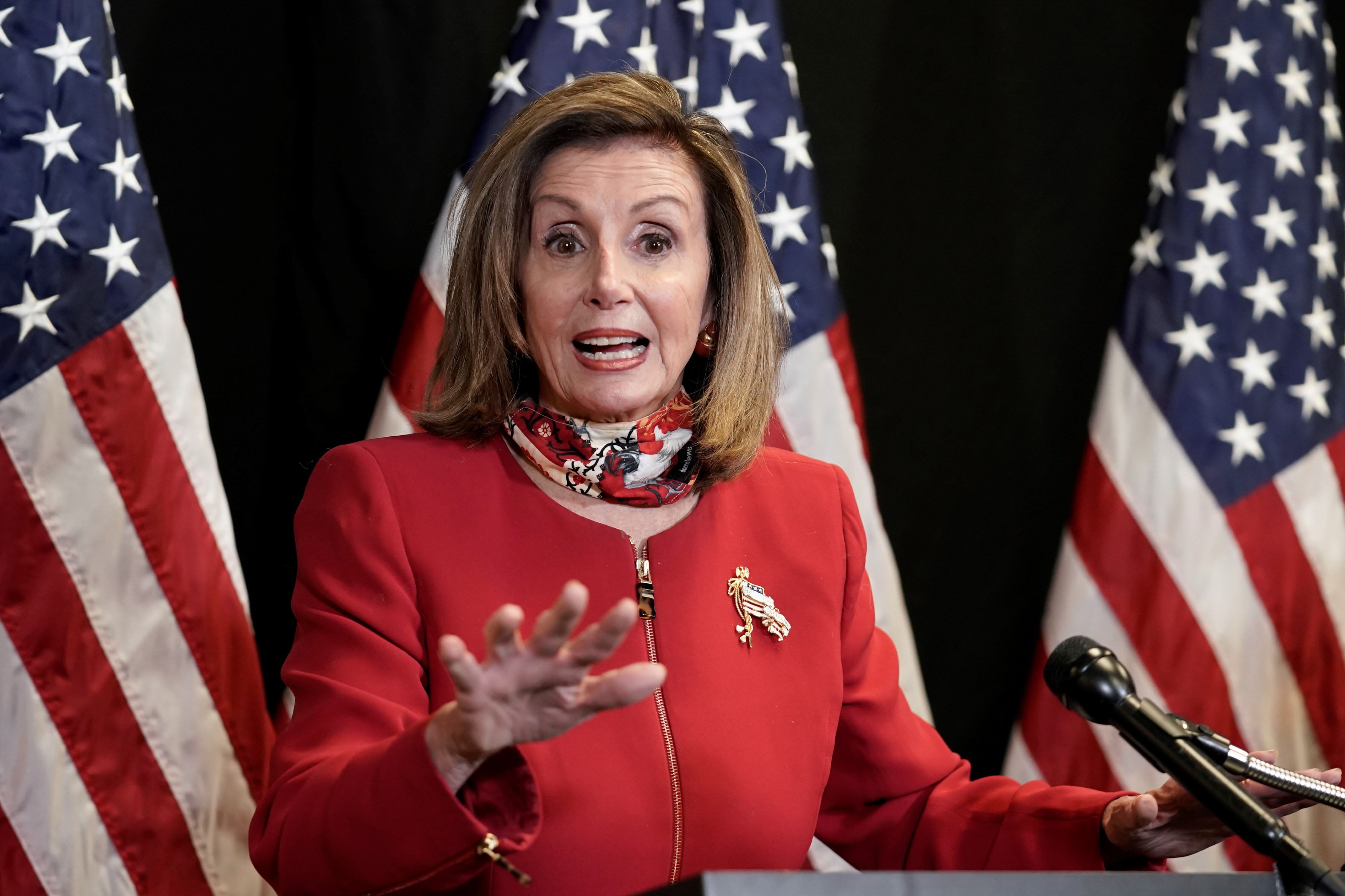 Nancy Pelosi, en el ojo de la tormenta. 