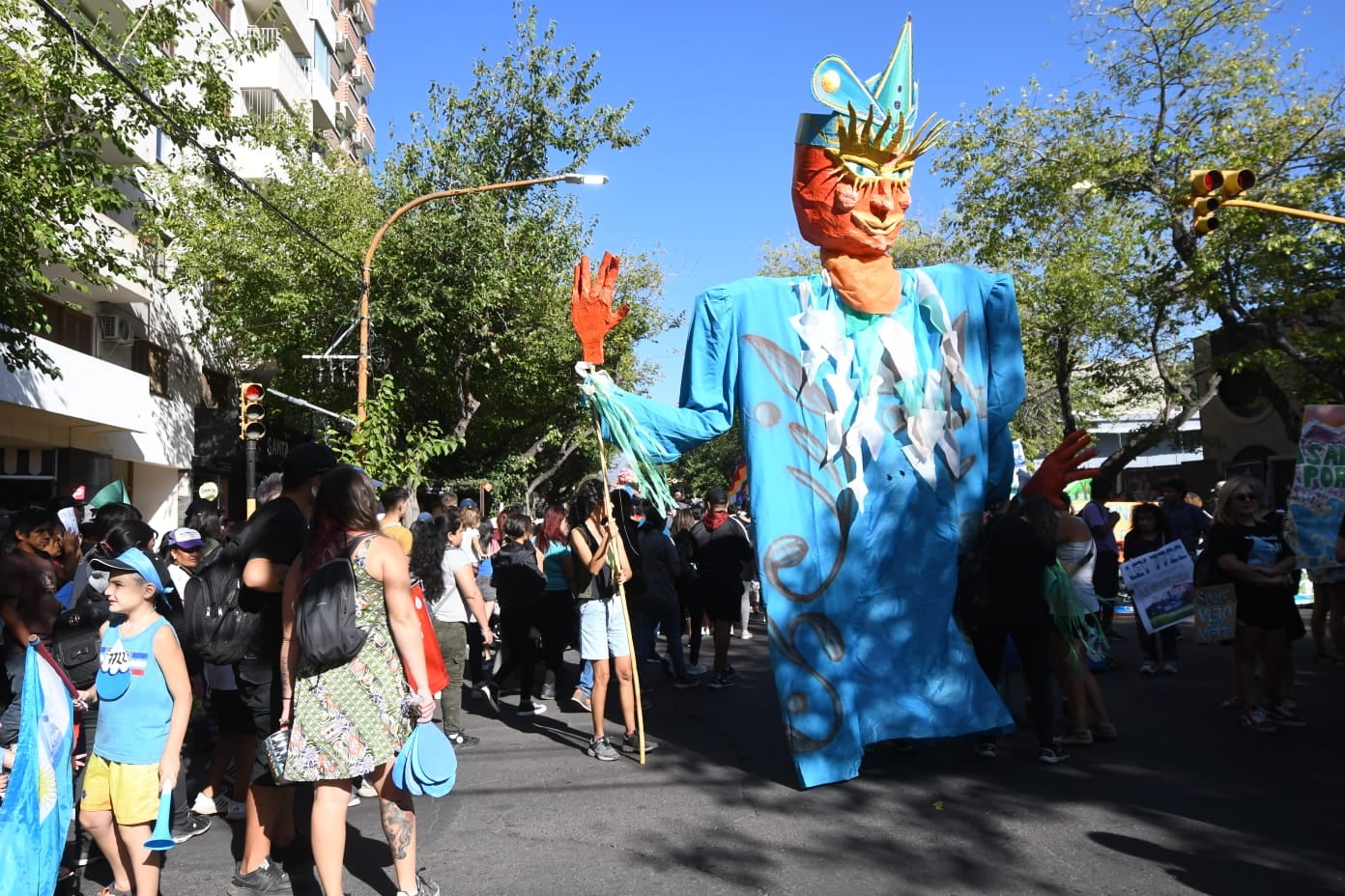 Protesta por el Agua en el Carrusel