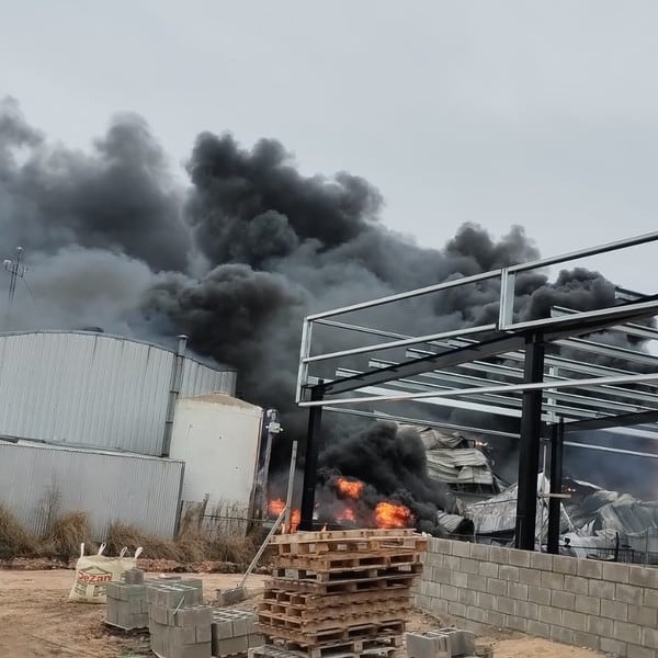 Incendio en Parque Industrial Gualeguaychú