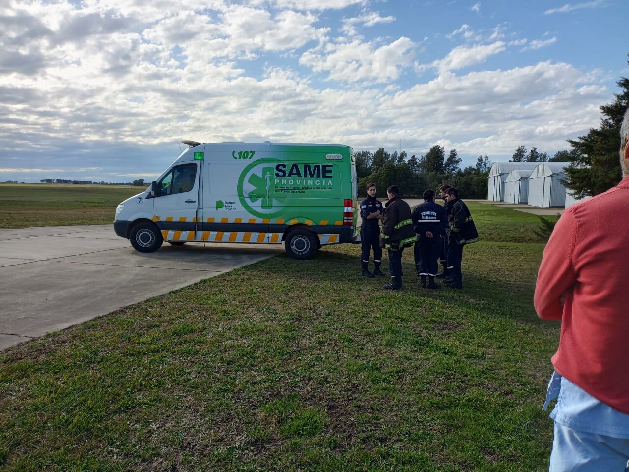 Partió un vuelo sanitario desde Tres Arroyos a La Plata