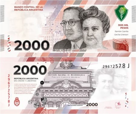 El nuevo billete de $2.000 adelanta su salida para fines de mayo.