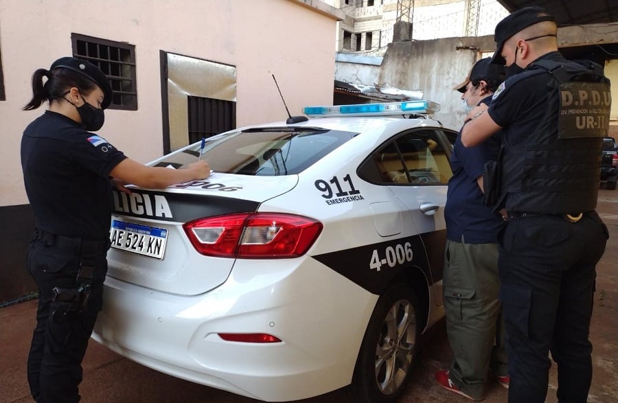 Intentó robar un banco de Oberá con un cuchillo y terminó detenido