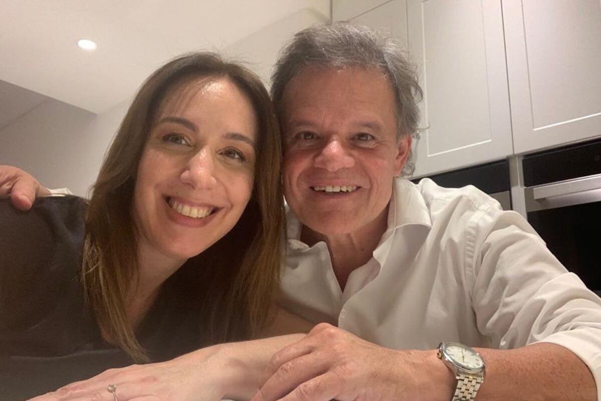 Se casaron por civil María Eugenia Vidal y Quique Sacco: así fue la ceremonia íntima