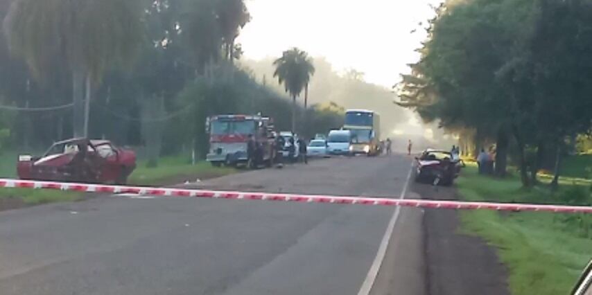 Nueve de Julio: accidente vial dejó como saldo a dos personas heridas.