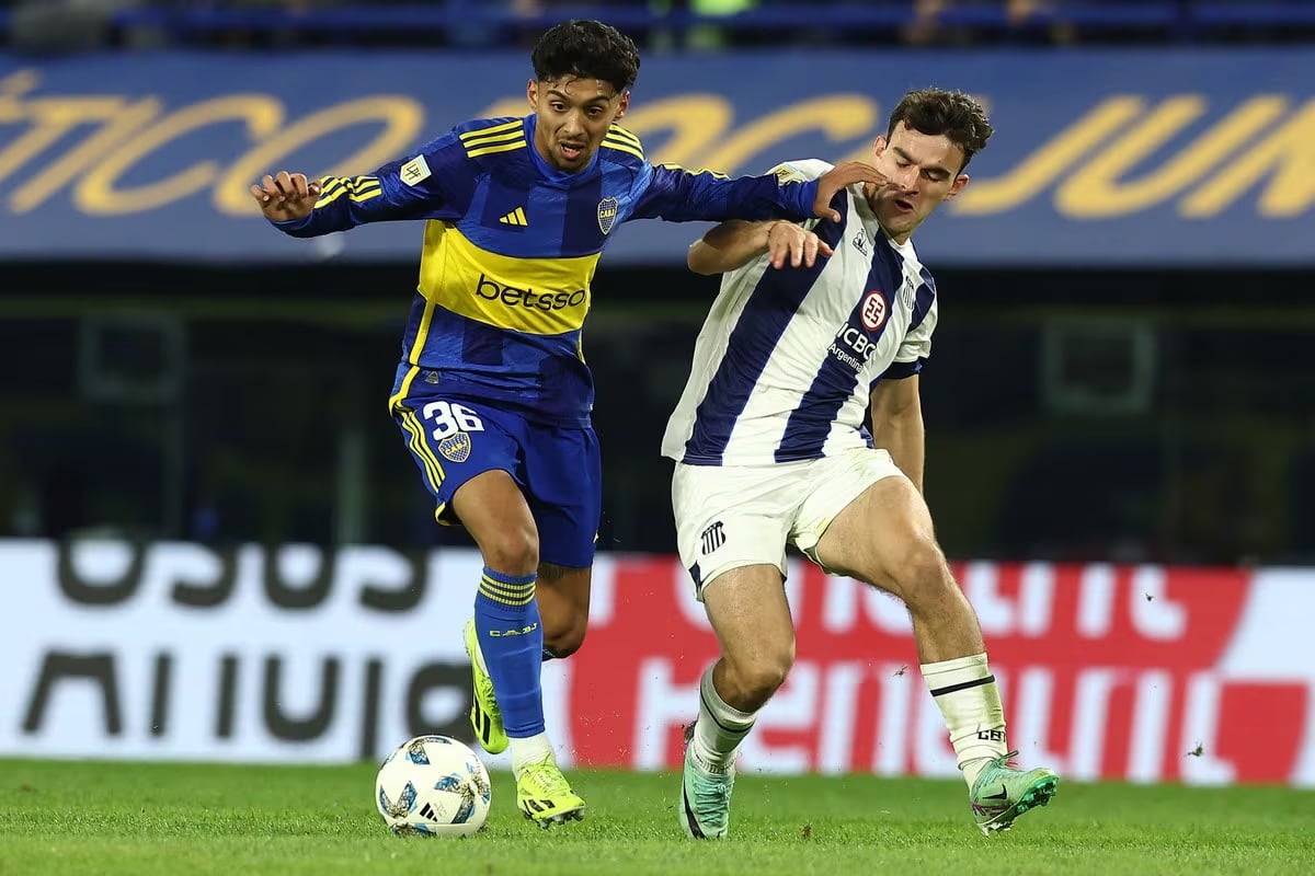 Depietri jugó 80 minutos en la Bombonera en el 0-0 de Talleres ante Boca. Tuvo una chance para definir, pero su remate no fue bueno.