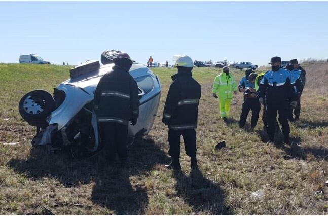 Trágico accidente en la ruta 3 foto: Diario 3)