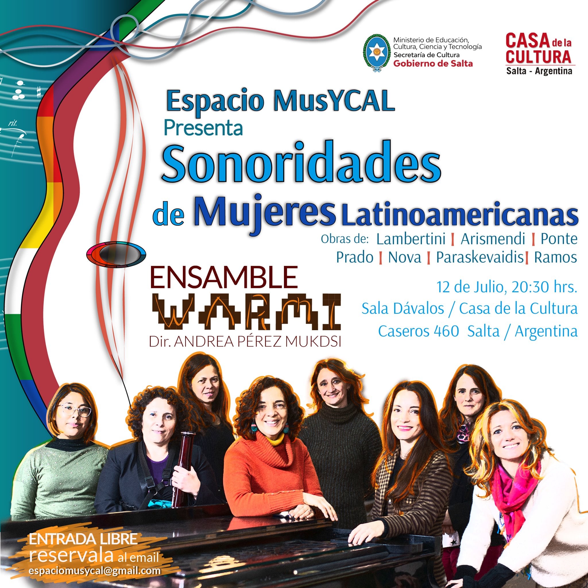 La cita es el lunes 12 en la Casa de la Cultura, a las 20.30.