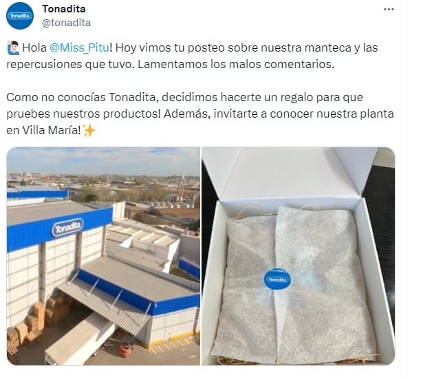 La respuesta de la Tonadita con una especial invitación.