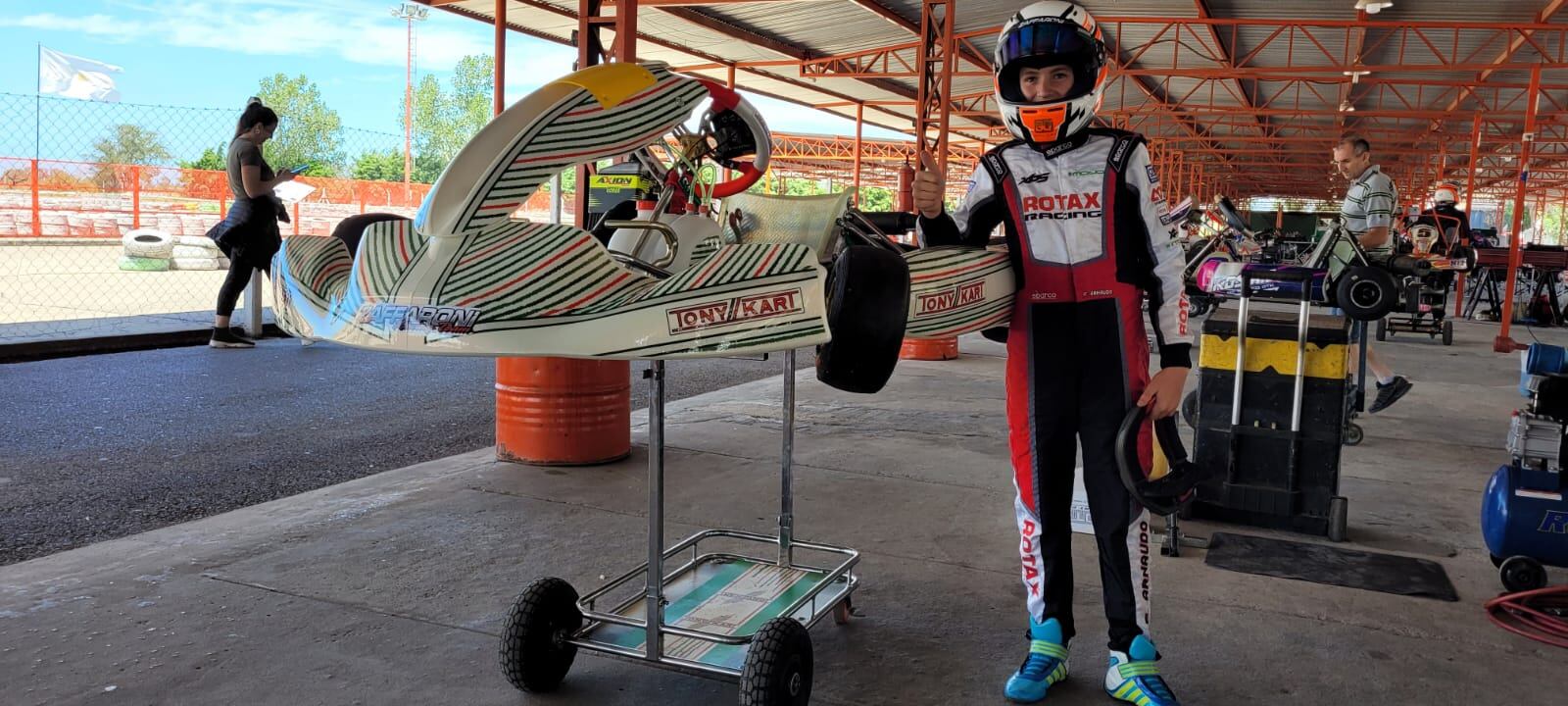 Fausto Arnaudo Piloto Karting Arroyito