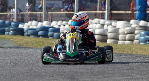 Fausto Arnaudo piloto de Karting de Arroyito