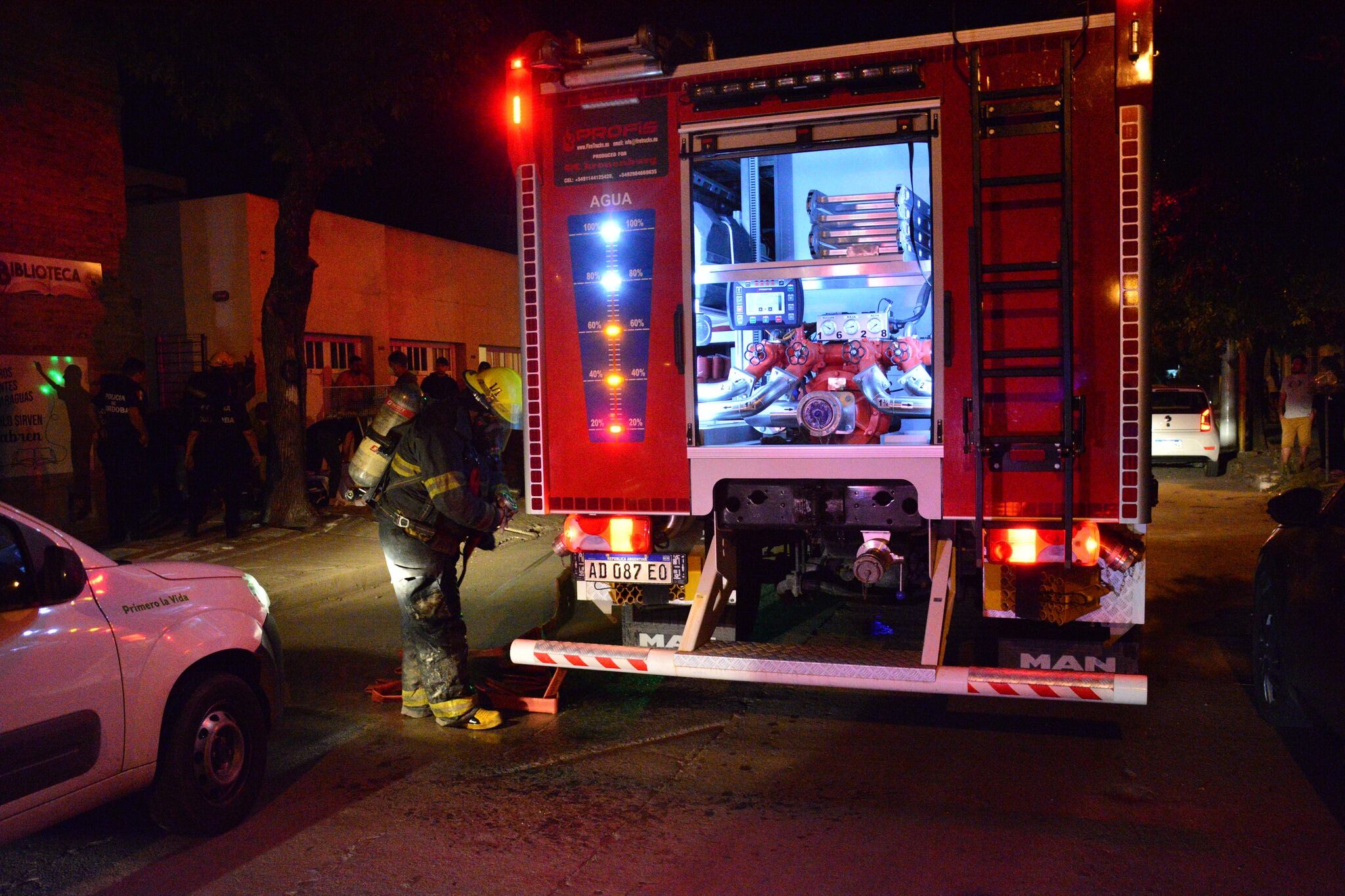 Explosión en un departamento