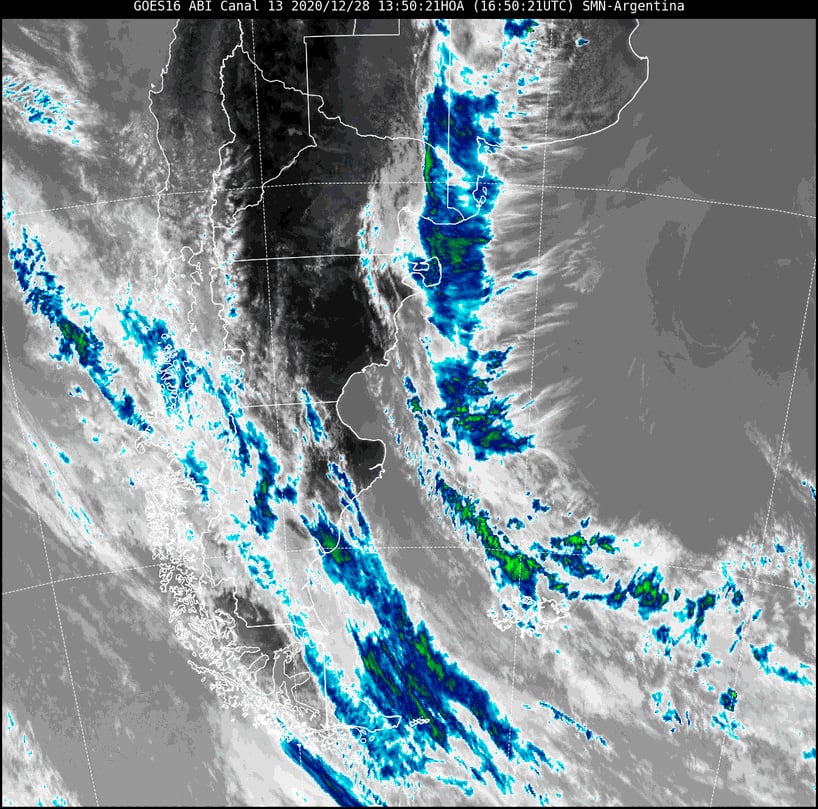 Se espera una máxima promedio de 15º. Semana con lluvias aisladas, cielo mayormente nublado y algo de viento.