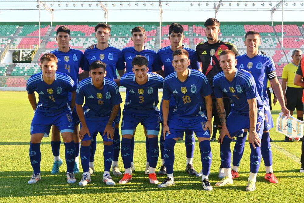 Santino Barbi arquero seleccion Argentina Sub 20