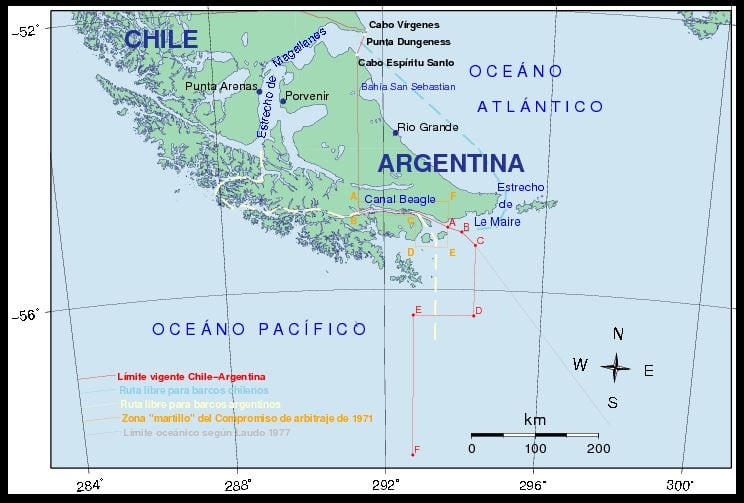 El TPA firmado entre Argentina Chile delimitó los puntos definitivos de soberanía para ambos países.