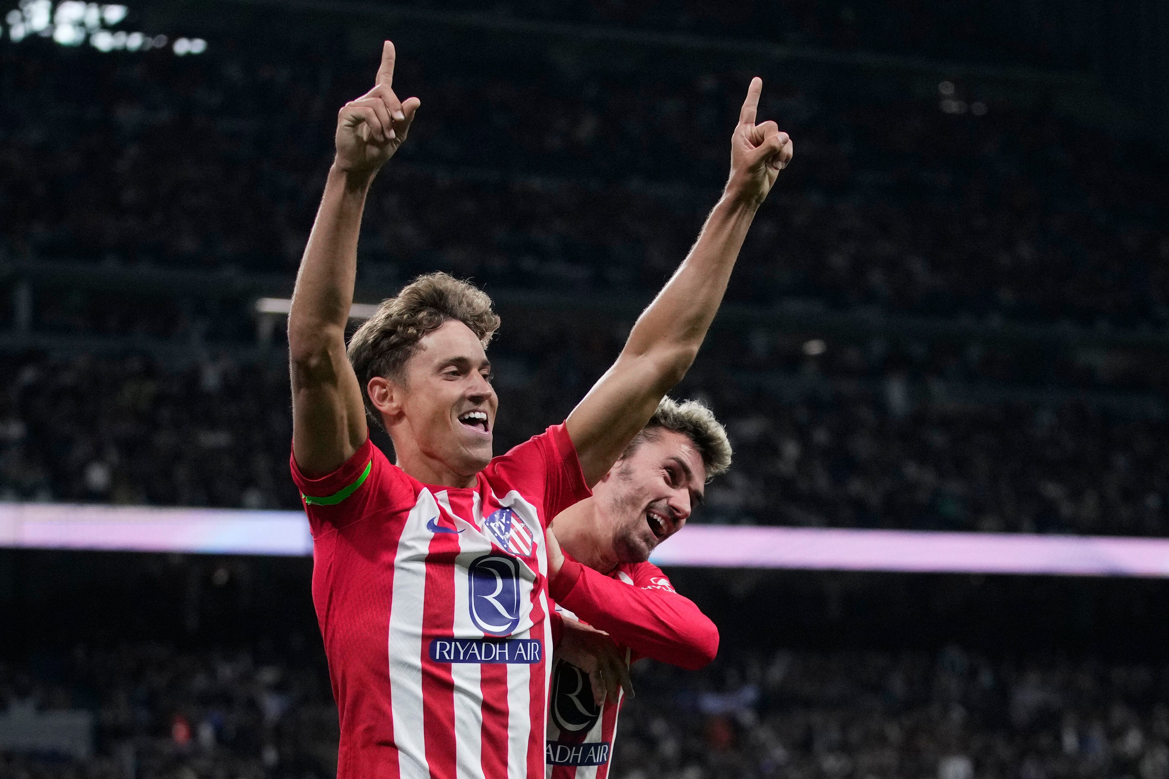 Marcos Llorente es titular indiscutido en el Atlético de Madrid. (AP Foto/Bernat Armangue)