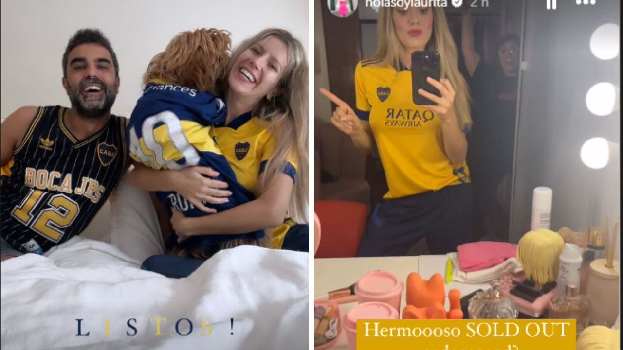 Así festejó Laurita Fernández el triunfo de Boca