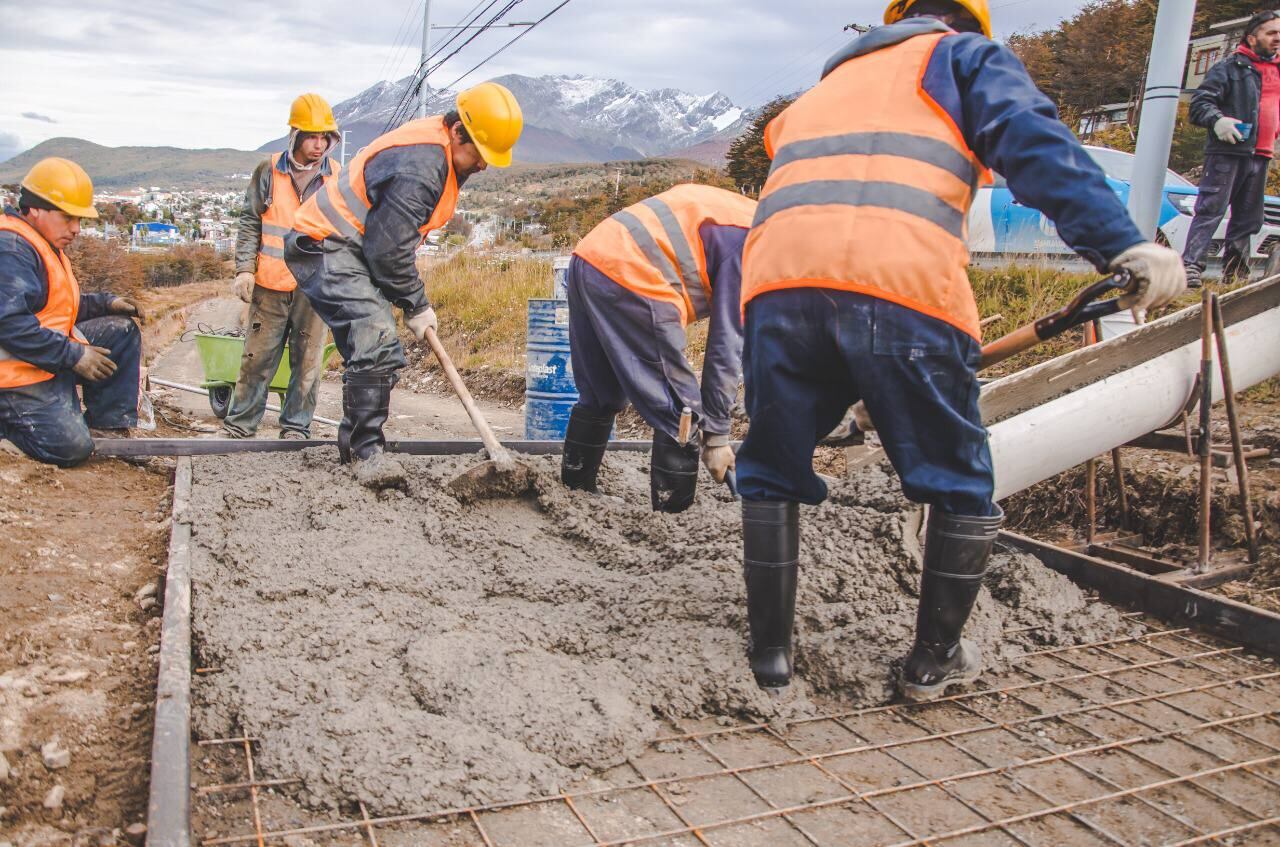 Se avanza con la obra que se encuentra en Ushuaia.