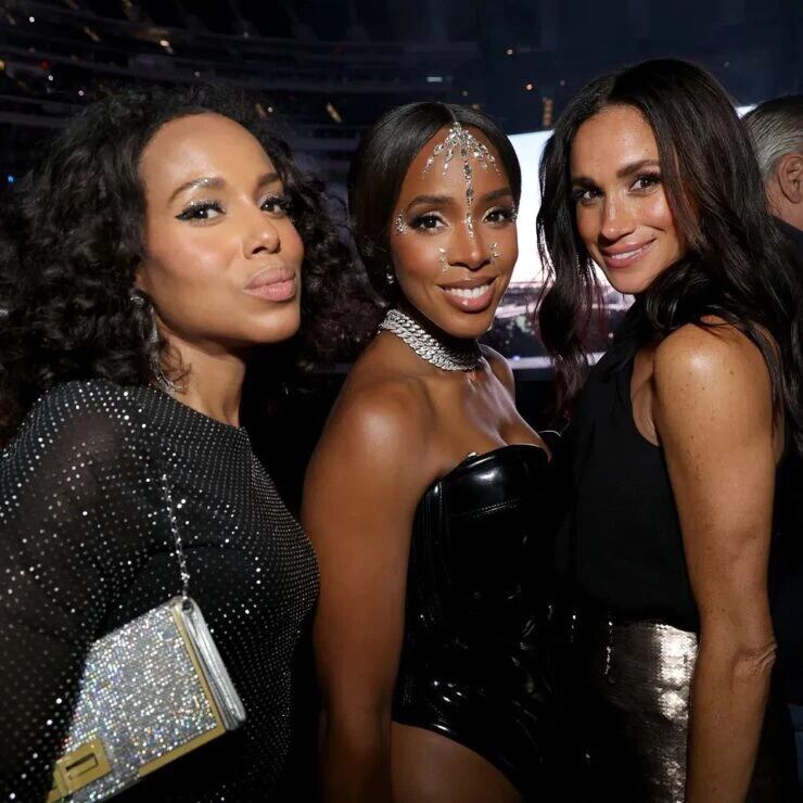 Meghan Markle junto a sus amigas en el concierto de Beyoncé