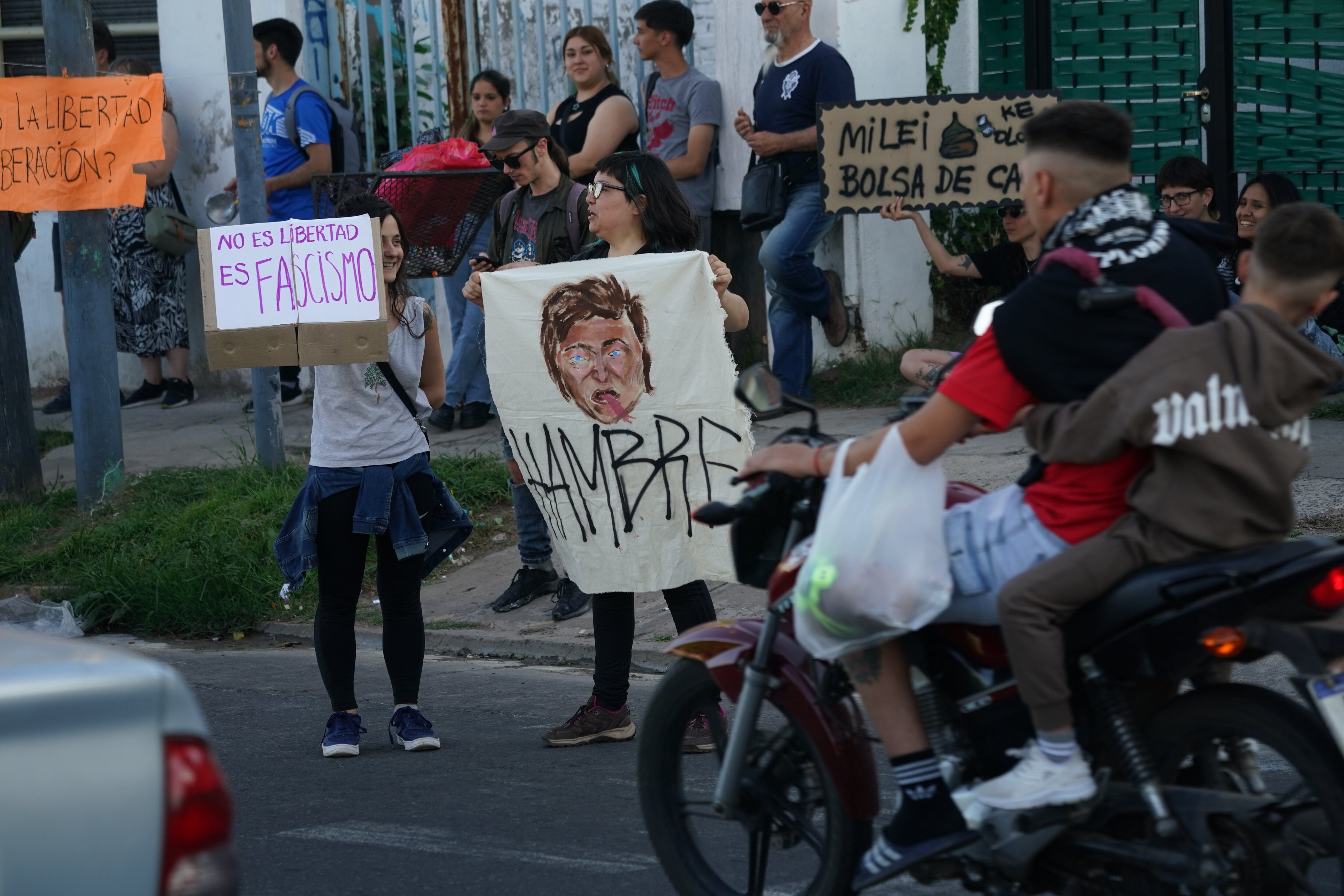 Incidentes en un acto de Karina Milei
